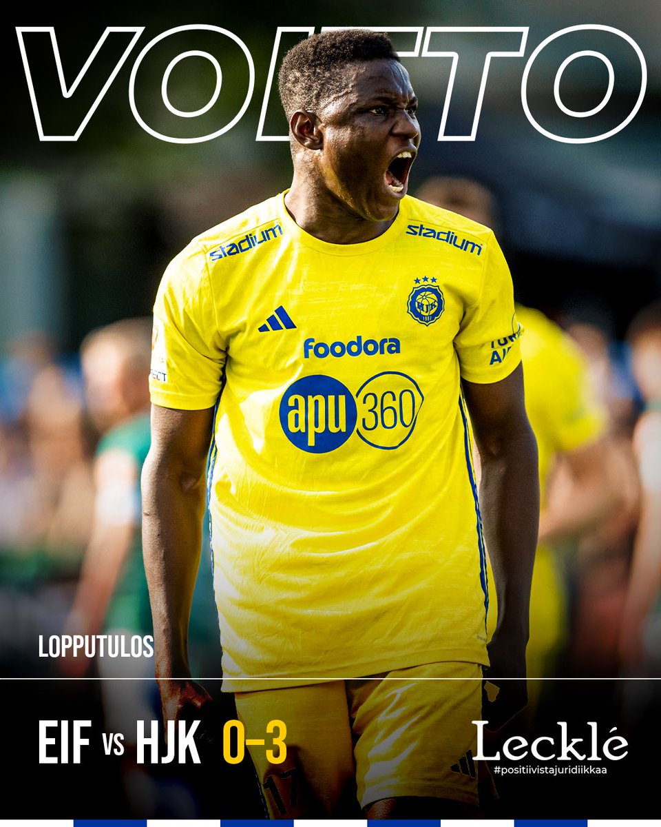 hjkhelsinki's tweet photo. 𝗩𝗢𝗜𝗧𝗧𝗢 ✅

⭐️ Klubin tukena Leckle Oy.

#HJK #Veikkausliiga https://t.co/hSfjVR6nTt