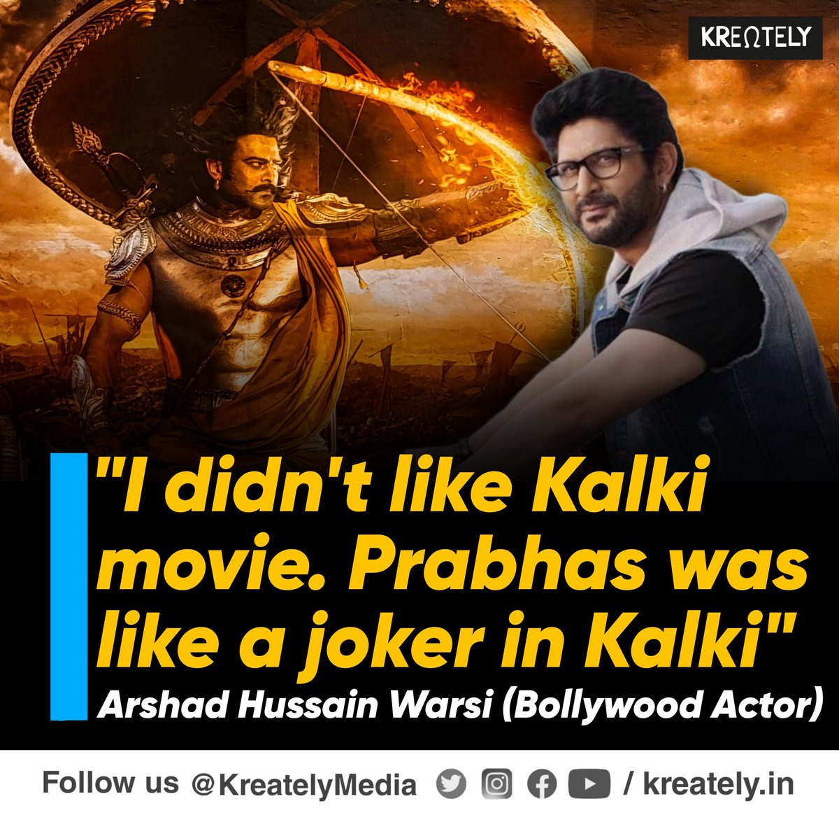 Bollywood is jealous of success of Telugu film industry and the way it represents Hindu culture

क्या आप लोगों को Kalki फिल्म पसंद आई?

#ArshadWarsi #Kalki2898AD #Prabhas