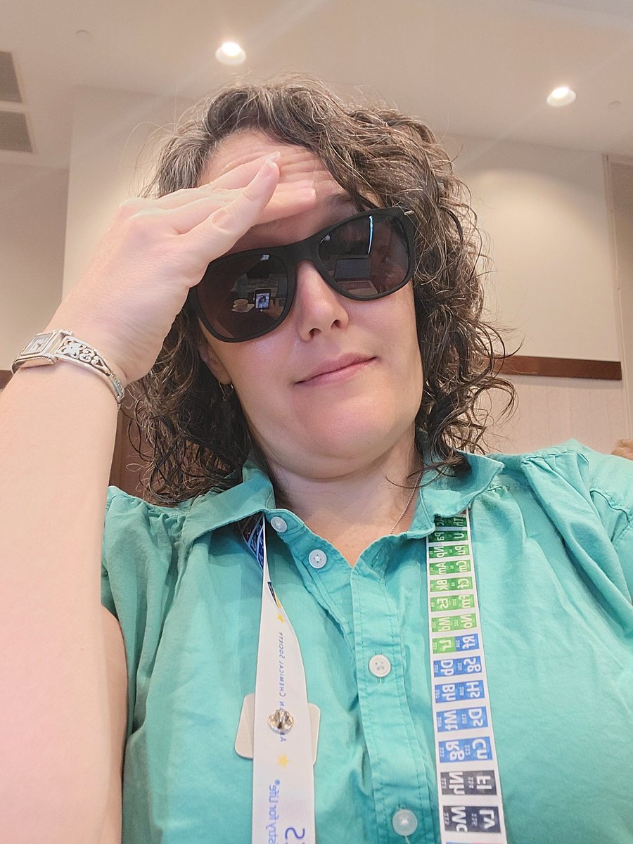 It's very bright in my committee room. #ACSFall2024