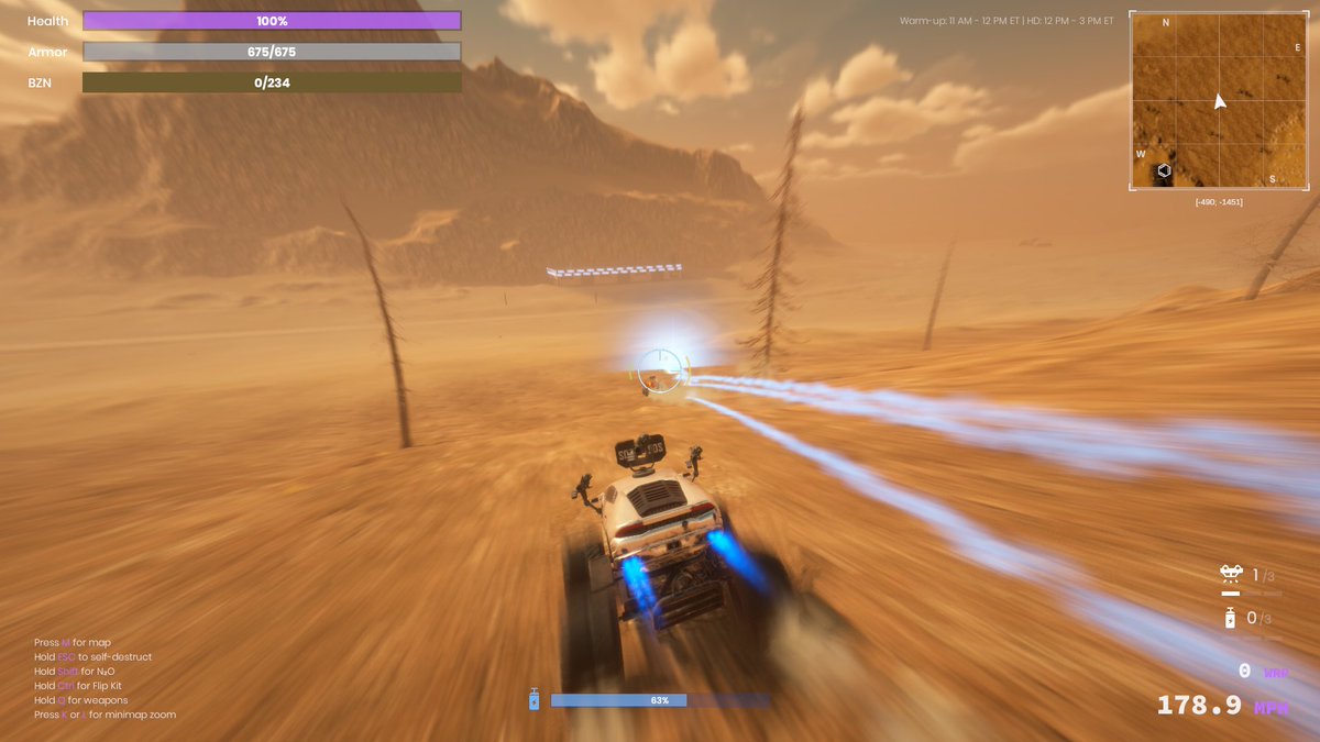 Time for another awesome event! Mine or die!

Like and retweet ⤵️

Warm-up: 11 AM - 12 PM ET 
High $BZN distro: 12 PM - 3 PM ET

🖥️Game Download: warriders.com/downloads/
🆓Free vehicle for all new players.

#P2E #GameFi #NFTs #blockchaingame