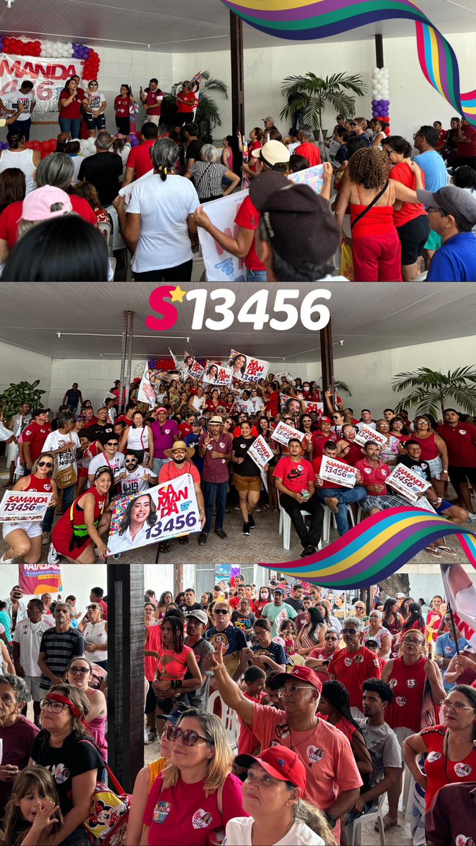 samandadelula's tweet photo. Coisa linda nosso lançamento de candidatura na Zona Norte de Natal ✊🏼🥰

É com essa energia e apoio de amigos e amigas que vamos chegar juntos/as na câmara municipal de Natal. 

Samanda Vereadora 13.456 e confirma ✅ https://t.co/OE0XVVk62r