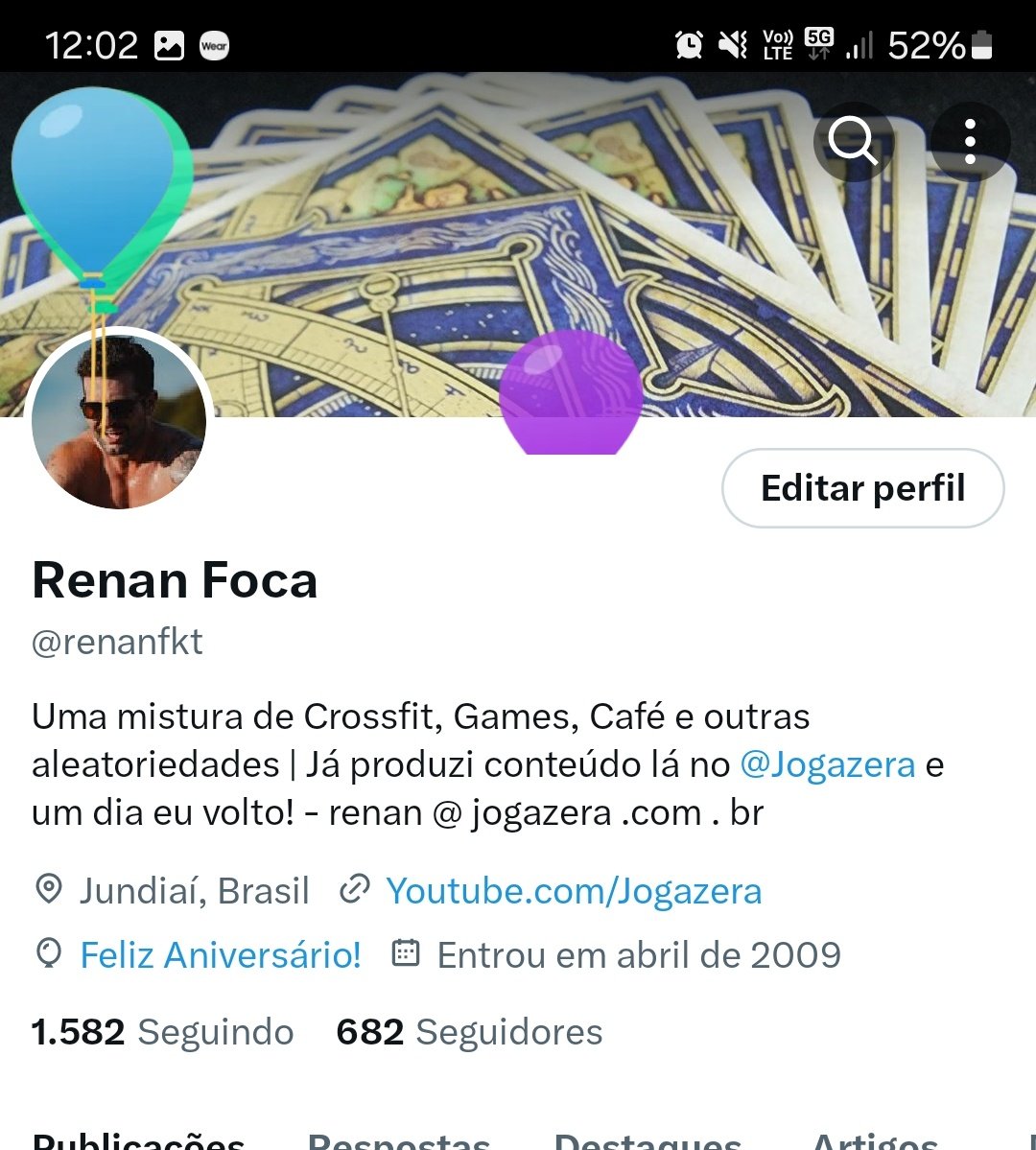 Cortaram tanto aqui que reduziram até a quantidade de balões :(