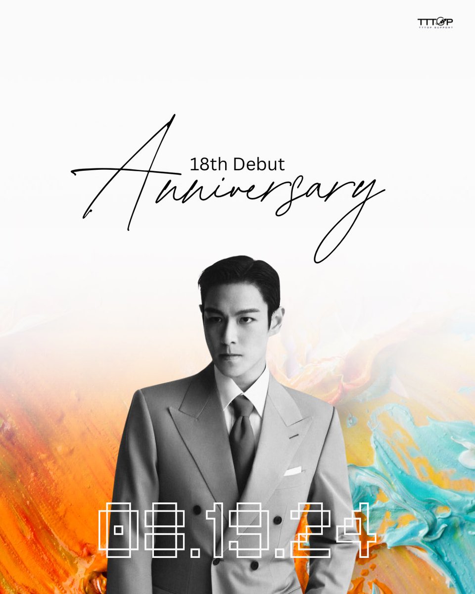 TTTOPSUPPORT's tweet photo. T.O.P 18TH DEBUT ANNIVERSARY ❤️

#탑 #최승현 #TOP #CHOISEUNGHYUN https://t.co/alZ3kUgr86