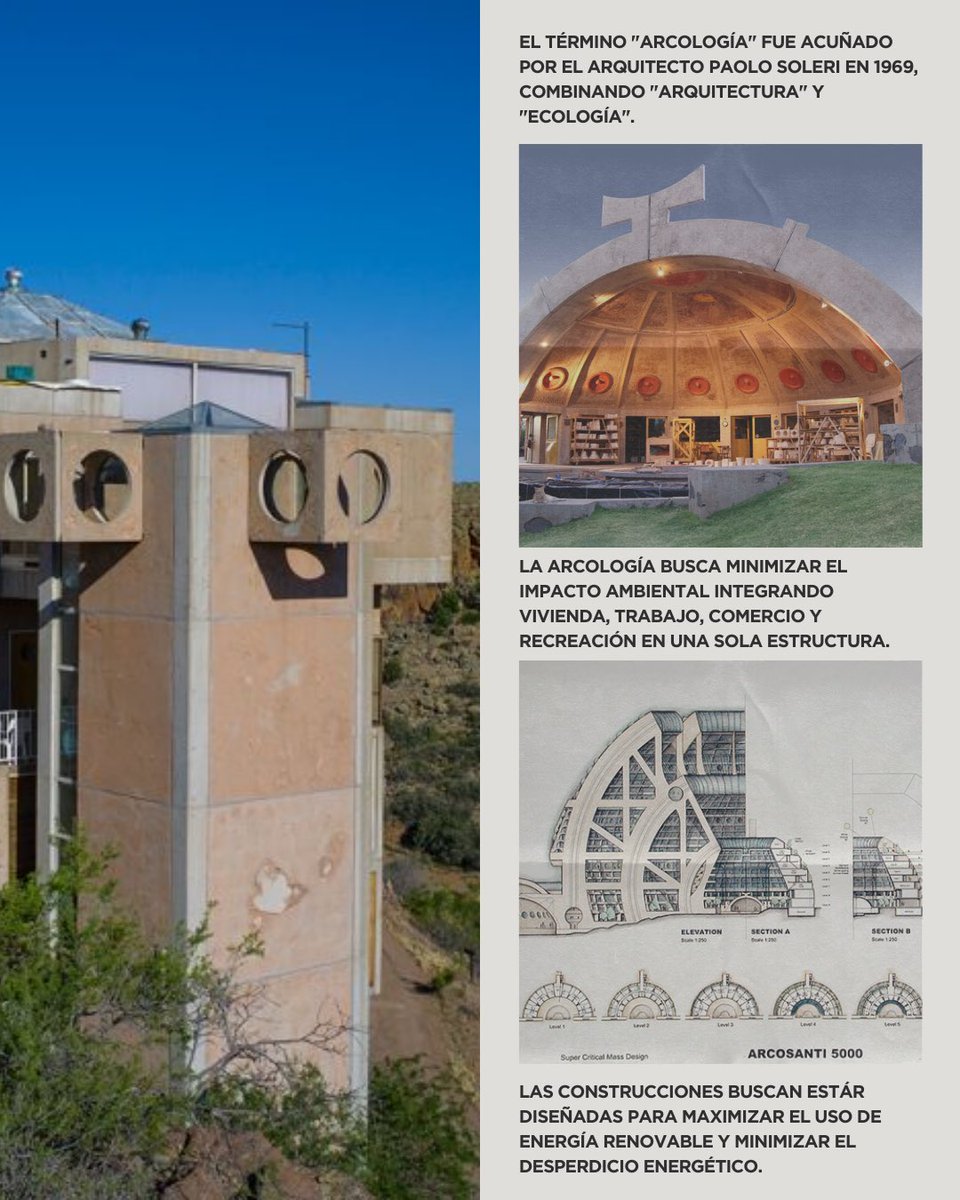 EarthxLatin's tweet photo. Arcología: la fusión
entre arquitectura y ecología

🏙️🌿 Arcología: cuando los edificios abrazan la naturaleza. Imagina ciudades autosuficientes que reducen su huella ecológica en un 90%. ¿El futuro urbano sostenible está más cerca de lo que crees? 🌱🏗️ https://t.co/okmyJTU8uA