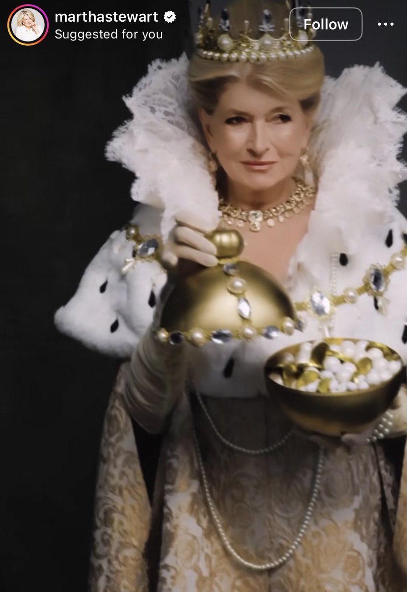 RestingDollface's tweet photo. Tell me Martha Stewart isn’t trolling the #GonnaDo Duchess with her latest Halloween Costume? 💜 https://t.co/9eh5DpZ1NO