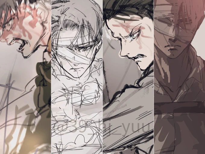 下描きの表情が好きで 