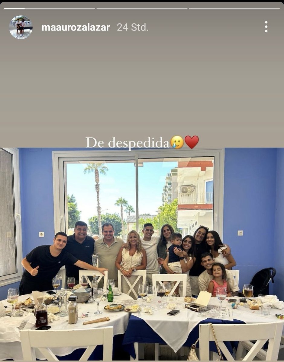 Mauro Zalazar hat sich schon verabschiedet von seiner Familie (De despedida = Abschied) 
#S04