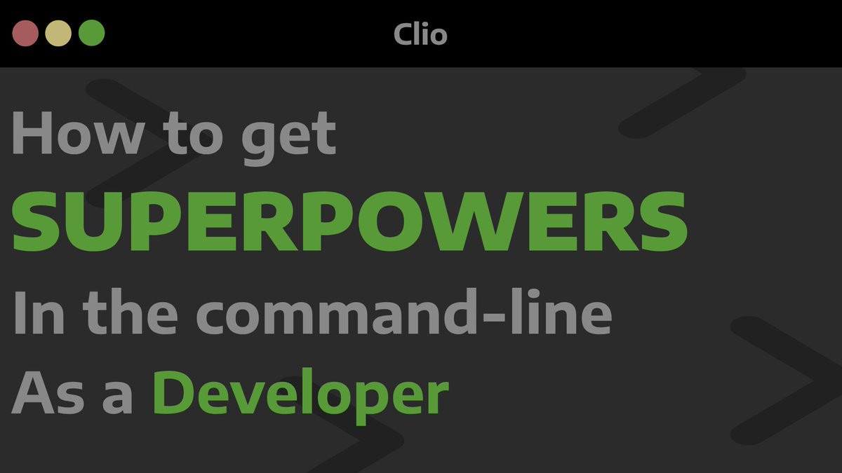codewithstein's tweet image. How To Superpowers In The Command-Line As A Developer - Release Your Inn... youtu.be/-WiOZa6zBMw?si… #clio #gptscript