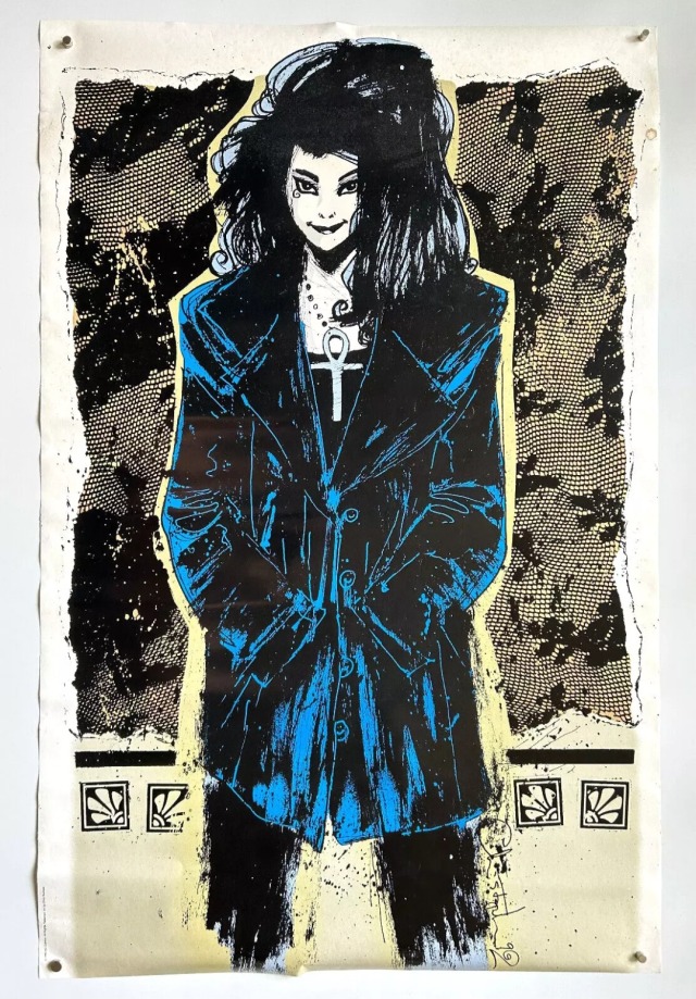 MakeMyComicRare's tweet image. 1993 #TheSandman #Death #TheEndless poster. Artwork done by #ChrisBachalo