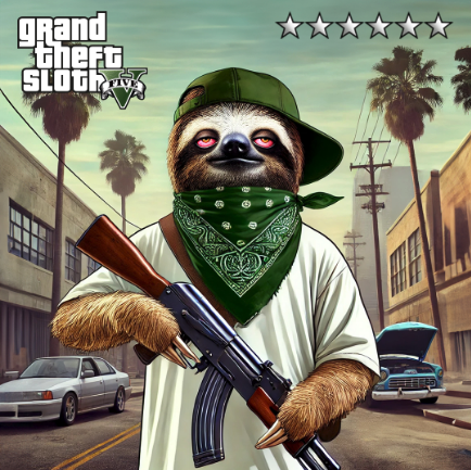 SlothanaCoin's tweet photo. #Slothana in the fast lane, and the city can't keep up. 💨

#crypto #communityfirst $SLOTH https://t.co/BHIRi54R42
