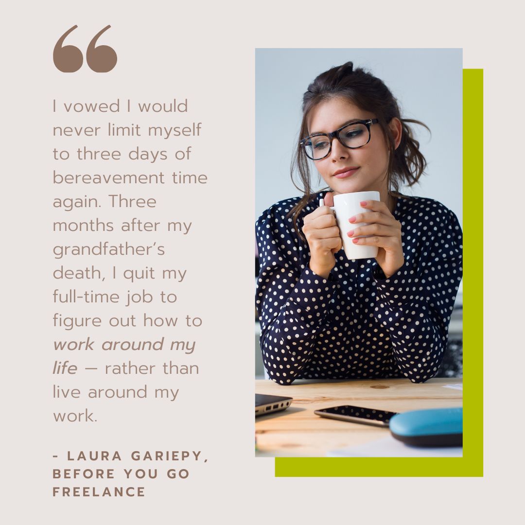 Sometimes, we require a tragedy in our lives to make big shifts. In the #SlowFI interview with @everdaylake, she discusses her decision to quit her job to start freelancing after her grandfather passed away.

What shifts do you want to make?
