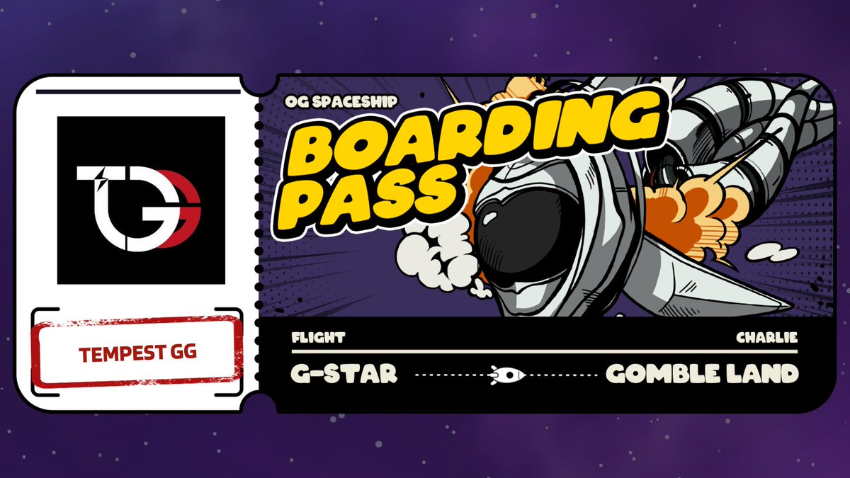 Tempest Gaming Guild (@tempestguild) on Twitter photo 🚀 We're going on a trip, in our favorite rocket ship.
☁️ Zooming through the sky, with our friends at <a href="/gomblegames/">Gomble Games</a> 🚀 We're going on a trip, in our favorite rocket ship.
☁️ Zooming through the sky, with our friends at <a href="/gomblegames/">Gomble Games</a>