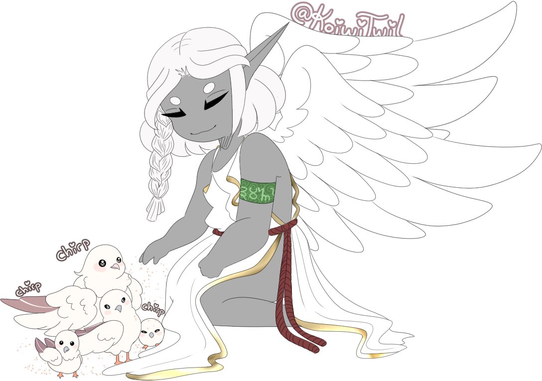 koiwitwil's tweet photo. Two player characters from a campaign I’m in uwu I have other art I’m working on for it but they aren’t quite done https://t.co/Nmh1XWUtDI