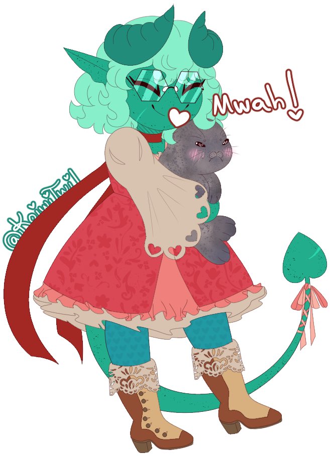 koiwitwil's tweet photo. Two player characters from a campaign I’m in uwu I have other art I’m working on for it but they aren’t quite done https://t.co/Nmh1XWUtDI
