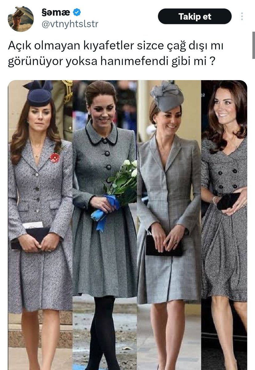 kesfsever's tweet photo. Kate'in giyim tarzına bayılıyorum.
Kapalı giyinmek her zaman daha "asil, zarif ve sofistike" duruyor. 

Benlik, en çekici şey. Gizemsizlik ve teşhirse bunu öldüren bir şey. Ruh, zekâ, kimlik, kişilik, benlik... Bedene, görünüme ve çekiliciliğe dair her şey bunların ardında kaldığında çok daha asil, cool ve gizemli duruyor.

Ki tarihin hemen her döneminde soylular güzel kumaşlara sarılı kıfayetler giyerken savaşçılar, köleler, cariyeler açık halde hatta cinsel bölgeleri hariç nerdeyse çıplaktılar. Çünkü bedeniyle fark edilmek, seçilmek ve var olmak zorundalardı. 

Bir insana ilk baktığınızda erotik ve seksi bir çağrışım yapan dekolte, çıplaklık ve aşırılık da benzer çağrışımı yapıyor aslında: "Önce bedenimle fark edilmek, seçilmek ve var olmak istiyorum"

Bugün açıklık, teşhir ve hatta çıplaklığa varan bir giyim tarzı revaçta olsa da bir zaman sonra değişecek bu. Çünkü artık çekici bile gelmemeye başlayacak insanlara.

Gizemsizlik ve teşhir önce aşkı öldürdü. Sonra da aşkî olan her şeyi. Yani çekiciliği de.