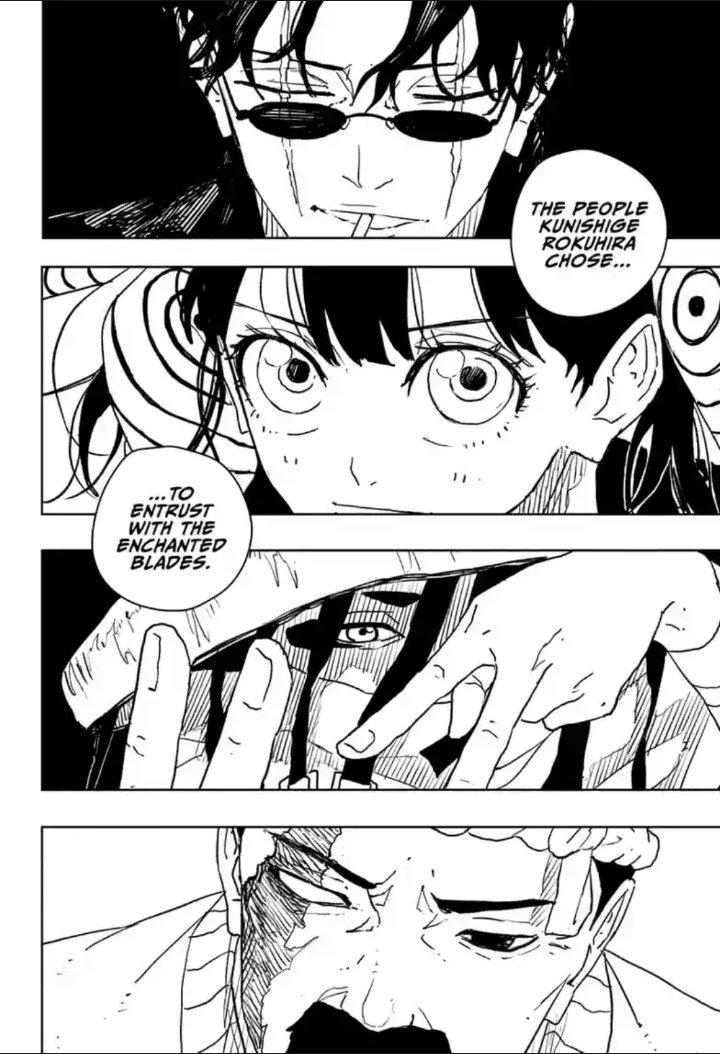 prettysailoor's tweet photo. ALL APPEARENCES OF THE FEMALE WIELDER AKA BIG EYES AKA MY GOAT IN THE SERIES

WHEN SHE BEGINS ON HER GOAT SHIT ION WANT NO ONE TO JUMP ON HER BOAT I WAS HERE FIRST 😭😭😭

#Kagurabachi https://t.co/BYtx97fp9H