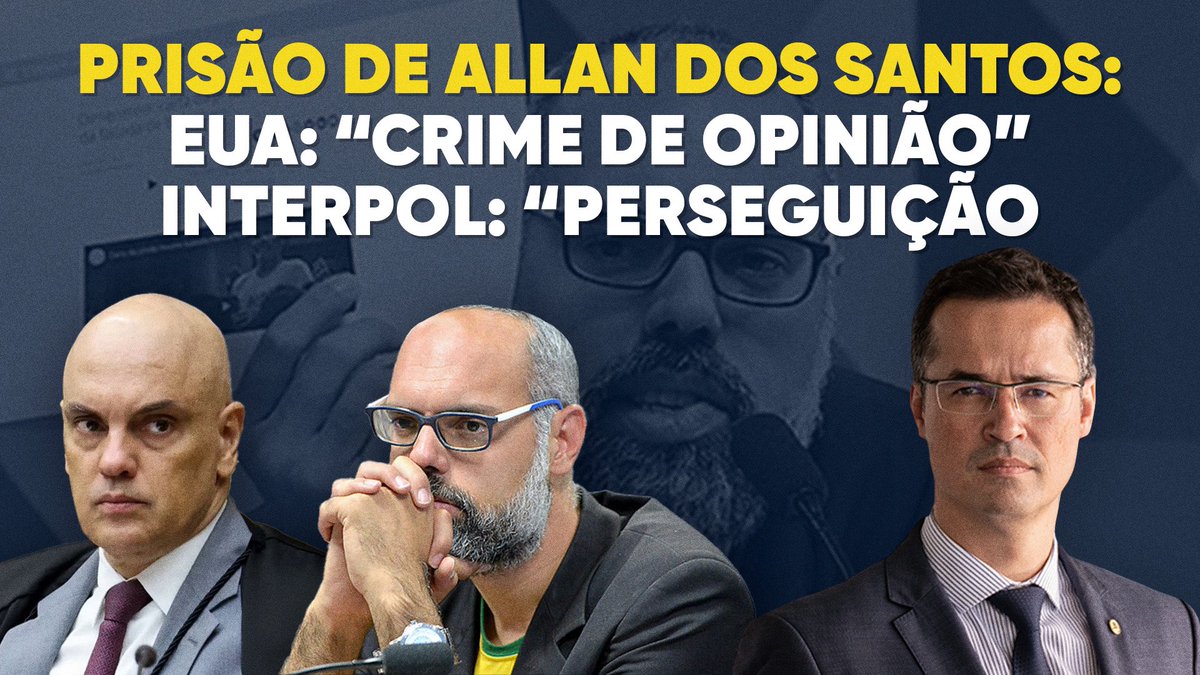 deltanmd's tweet photo. Nova matéria da @folha revela 3 coisas que explico no meu vídeo do YouTube que você confere a seguir:

1) Atuação no STF contra Allan dos Santos foi parcial (pode juiz xingar investigado, praticando crime contra a sua honra?)

2) Interpol vê indícios de perseguição política na ordem de prisão de Moraes contra Allan dos Santos

3) EUA vê abuso contra a liberdade de expressão na ordem de prisão de Moraes contra @allanldsantos

Assista agora 👇🏻

https://t.co/UWRSah4it0