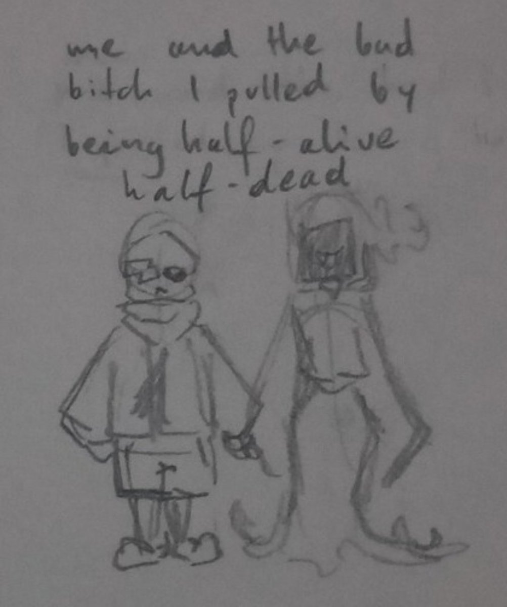 orllaei's tweet photo. the sillies from my sketchbook bc im on vacation

we do a bit of traditional art :3
#afterdeath #sansau #genosans #reapersans https://t.co/lFxzeyRAn6