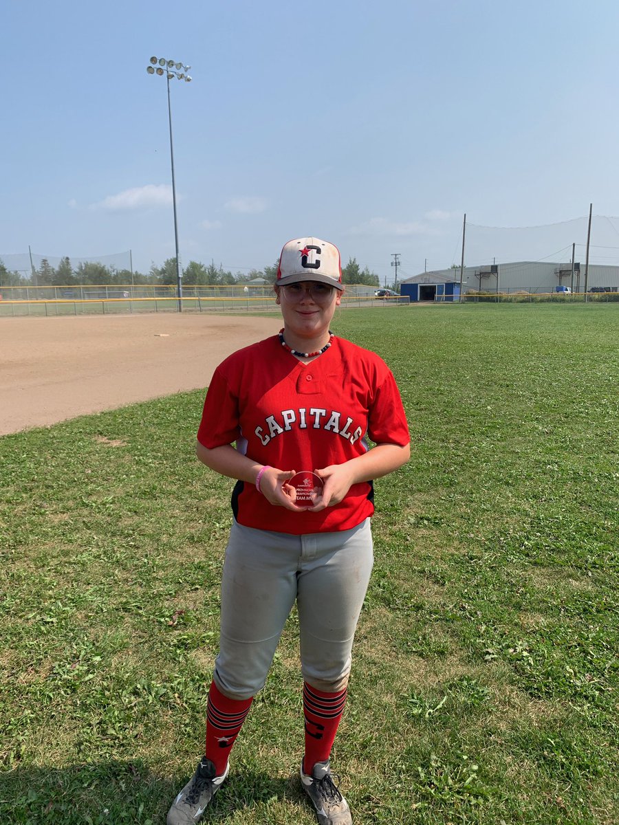 Team Tournament MVP was our leader, Kinsley Haynes! Kinsley was 8-14 at the plate, caught in big situations, and threw out base runners all weekend long! Great job Kinsley!!
