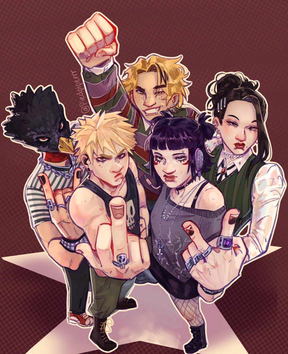 Quit ur job join my emo band #mha #bnha