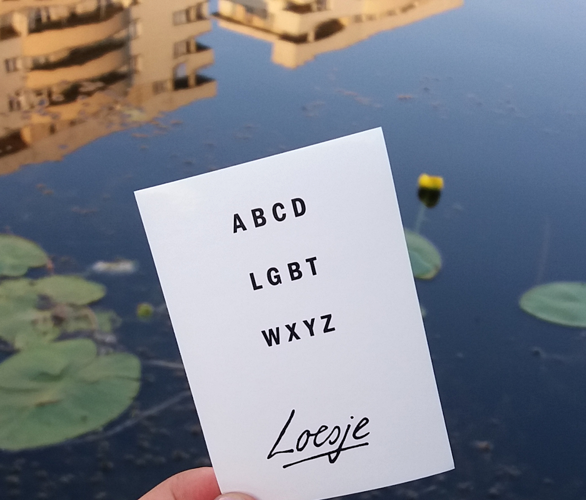 ABCD LGBT WXYZ

#Loesje 
#LGBT #LGBTQIA #queer #równość #equality