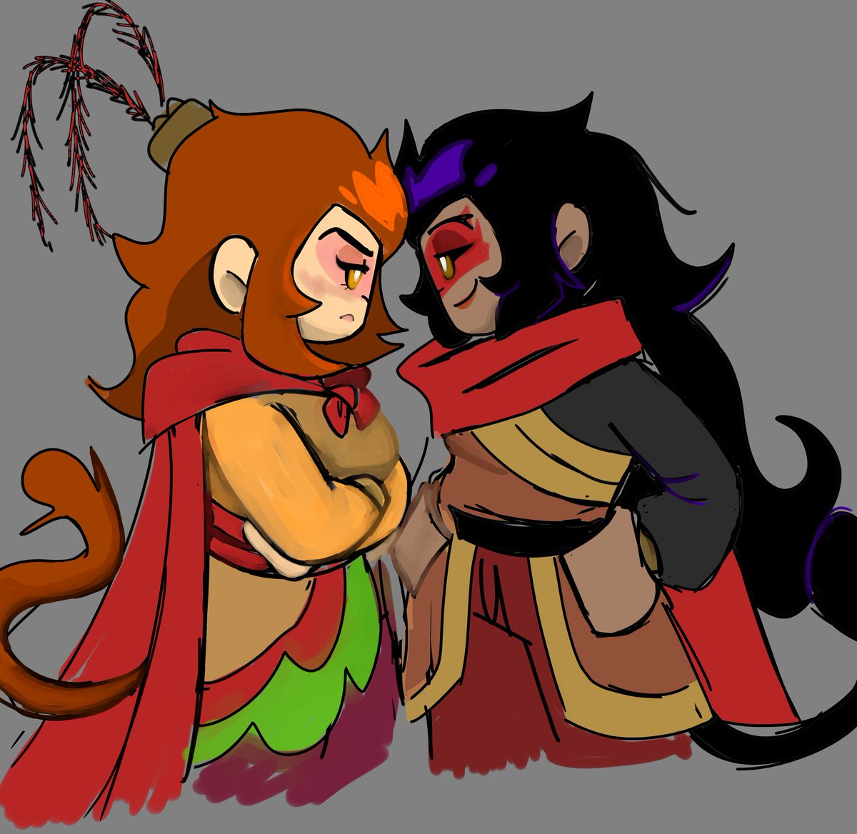 The girls 😘 
#shadowpeach