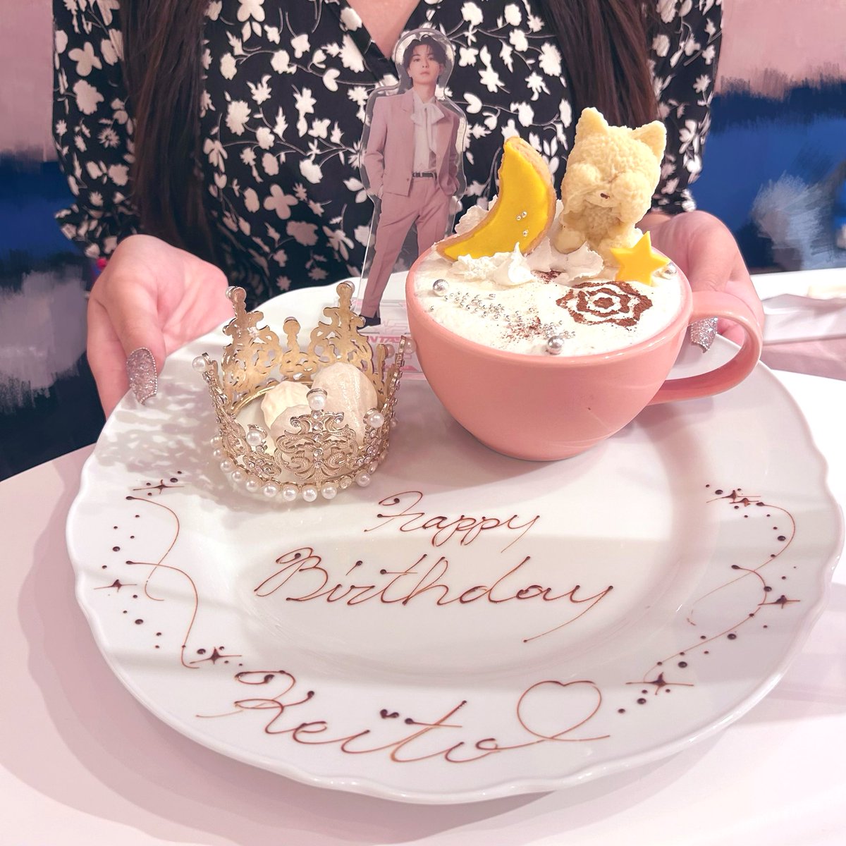 Kt_1624c's tweet photo. 遅ばせながら、お誕生日のお祝いさせて頂きました🥂 ͛
25歳、今まで以上に慧人くんが2525満点笑顔で過ごせますように💯
慧人くんの笑顔が大好きなんだよ(՞っ ̫ _՞)♡

 #HBD慧人
 #25けいちゃん
 #木村慧人 
 #FANTASTICS https://t.co/C9i0ssnldl