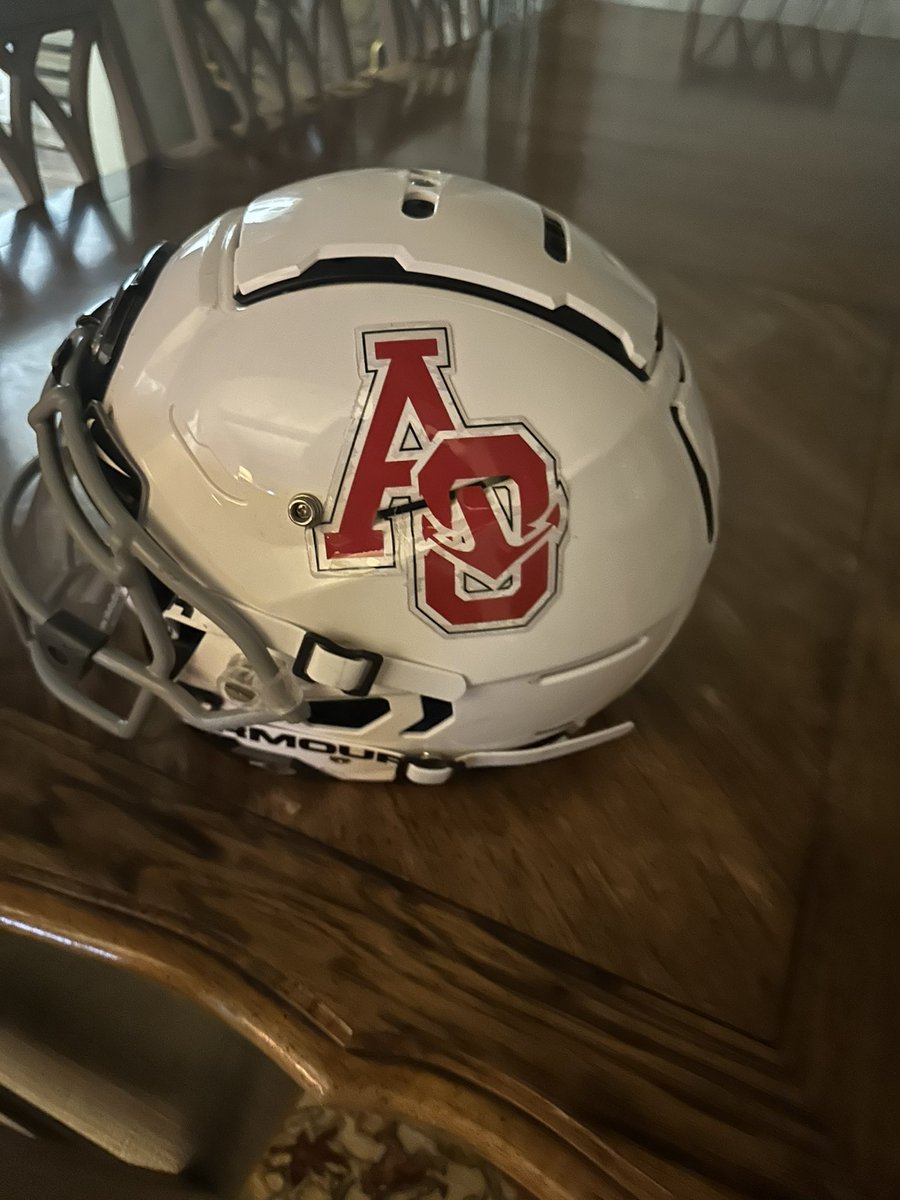 Got my new helmet for football season