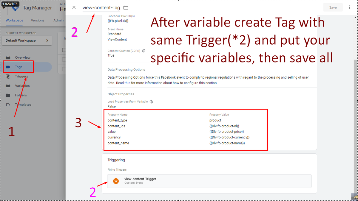 sabbirthedealer's tweet photo. Part 2 Track online store products using the Facebook Conversion API through Google Tag Manager, and set up a Data Layer Variable  #facebookads #tagmanager #googletagmanager #facebookapi #facebookmarketing #growbusiness #facebookpixel #pixel #analytics #googleanalytics #business https://t.co/BipCETmvmH