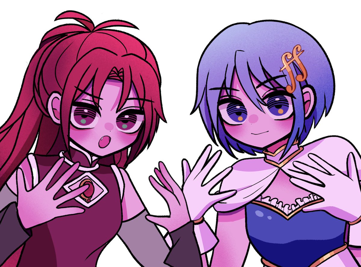 keropiki's tweet photo. see how they do their magical girl pose? very demure, very mindful, very cutesy✨ https://t.co/DIZ1Tz82B9