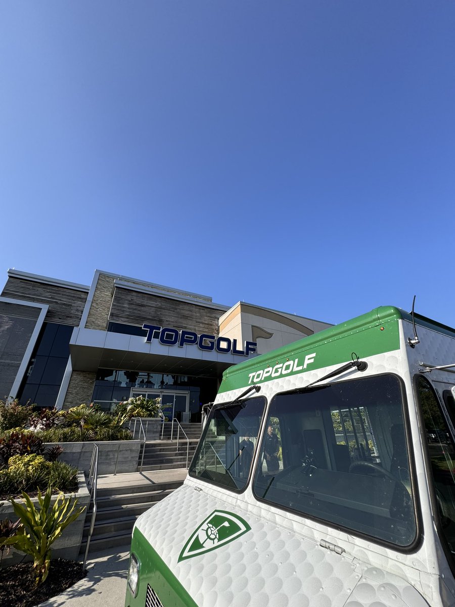 Florida our time has come to an end…you can find us at the Charleston, SC Topgolf for some FREE ice cream from 12-2pm today!