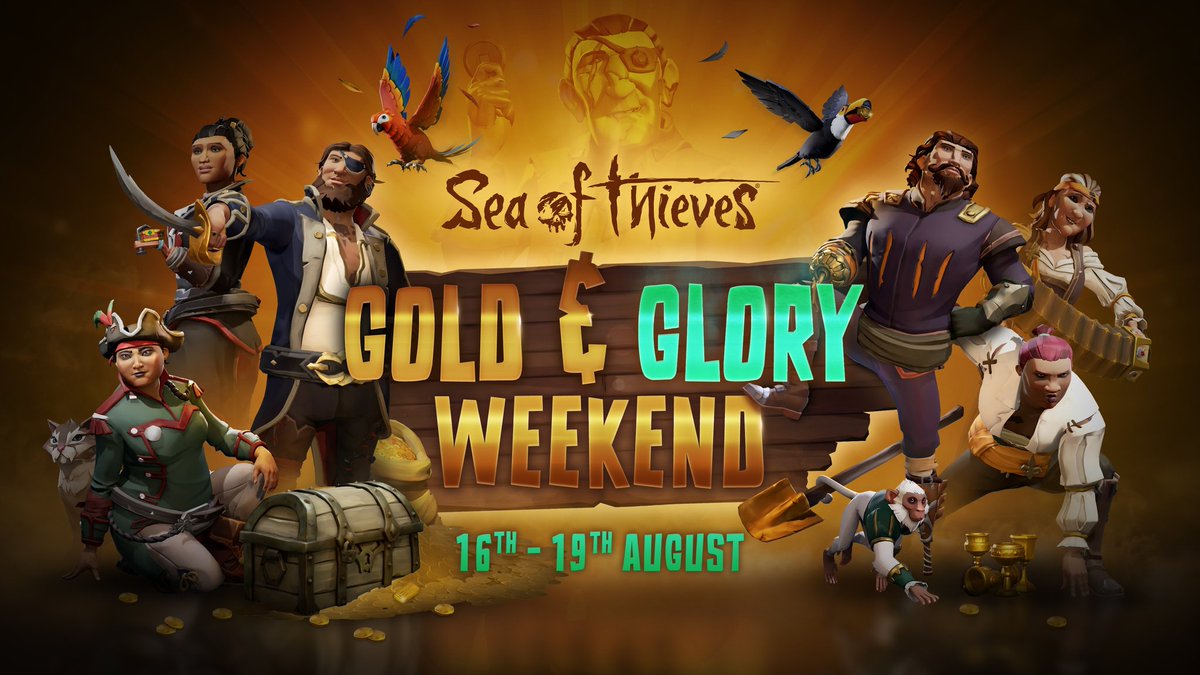CTD__Gaming's tweet photo. I dont know about you but, we're enjoying #Gold & #Glory weekend! Nick will be #LIVE today sailing the High Seas on @Twitch! You dont want to miss his crazy shenanigans! 😁🏴☠️
https://t.co/IafmpVCKUa #CaptainNick #SeaofThieves #SeaofThievesCreatorCrew #SeaofThievesInsider #Twitch https://t.co/deQeODuLDy