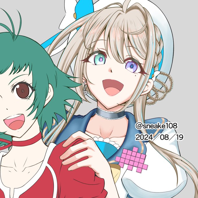 お顔かわいい～～～っ!!!って動画見ながら描いてたら連休が終わっちゃった。……やべぇ。 