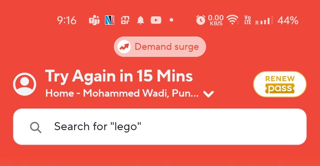 prostiljain's tweet photo. @zeptocares I have been trying to order for the last 2.5 hours and getting the same message "Try after 15 minutes". If you guys can't deliver in an area that is the point of 10 minutes delivery. https://t.co/Nz3XOr2ZCo