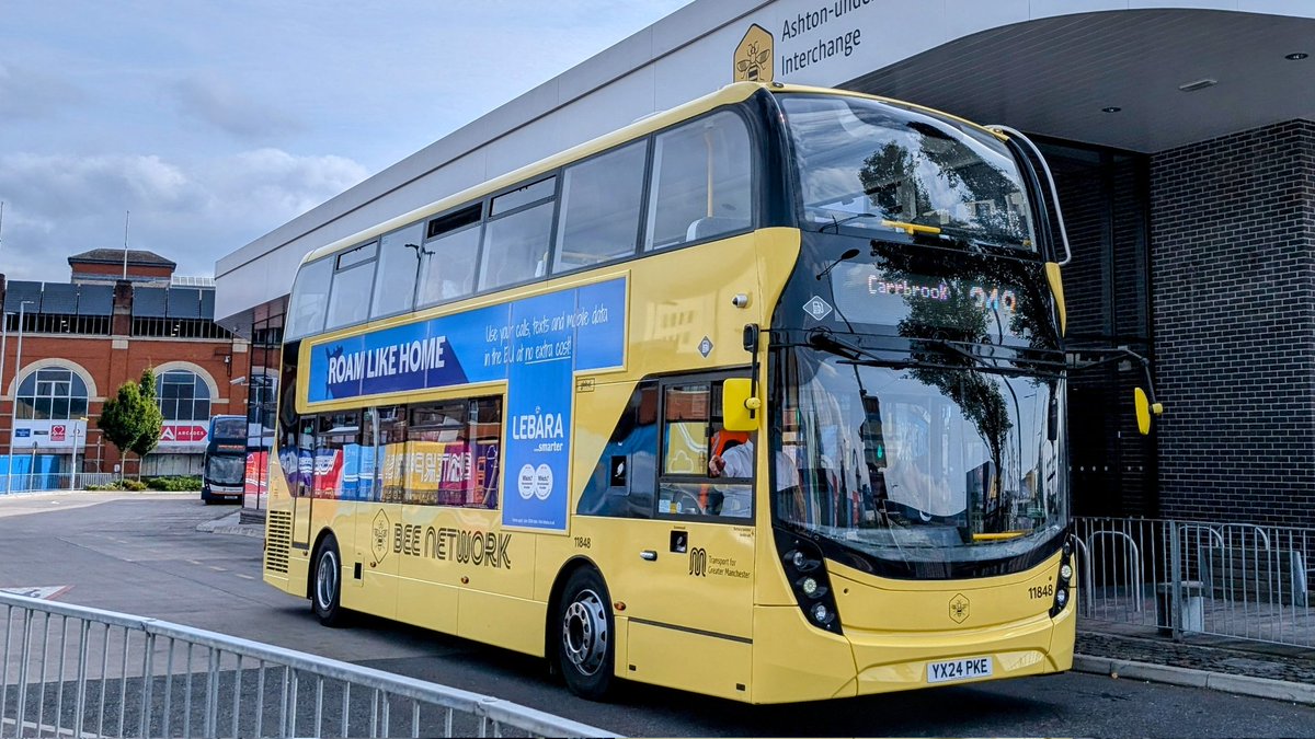 WC2512's tweet photo. Buzzing out of Ashton π
@BeeNetwork @StagecoachGM 11848 - YX24 PKE in #AshtonUnderLyne Interchange this afternoon working a 348 service back to #Carrbrook. https://t.co/05xkuBWUCv