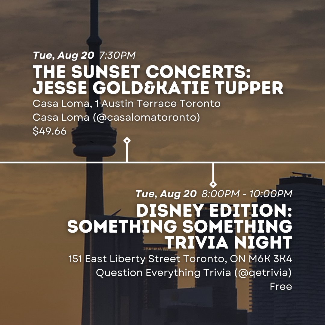funthingstorono's tweet image. Toronto's got you covered! 💥 This week's lineup is FIRE. Don't miss out on the fun!

🍁  No more FOMO! Follow us for the hottest events in Toronto! @funthingstorono 

#torontoevents #funthingstoronto #toronto #gta #thingstodointoronto #torontoexperience #torontofun #torontolife
