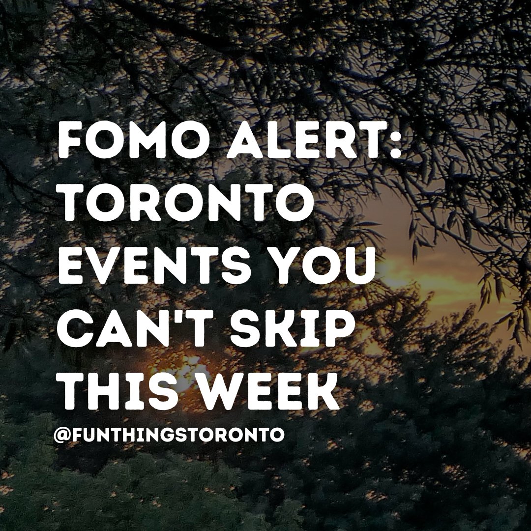 funthingstorono's tweet image. Toronto's got you covered! 💥 This week's lineup is FIRE. Don't miss out on the fun!

🍁  No more FOMO! Follow us for the hottest events in Toronto! @funthingstorono 

#torontoevents #funthingstoronto #toronto #gta #thingstodointoronto #torontoexperience #torontofun #torontolife