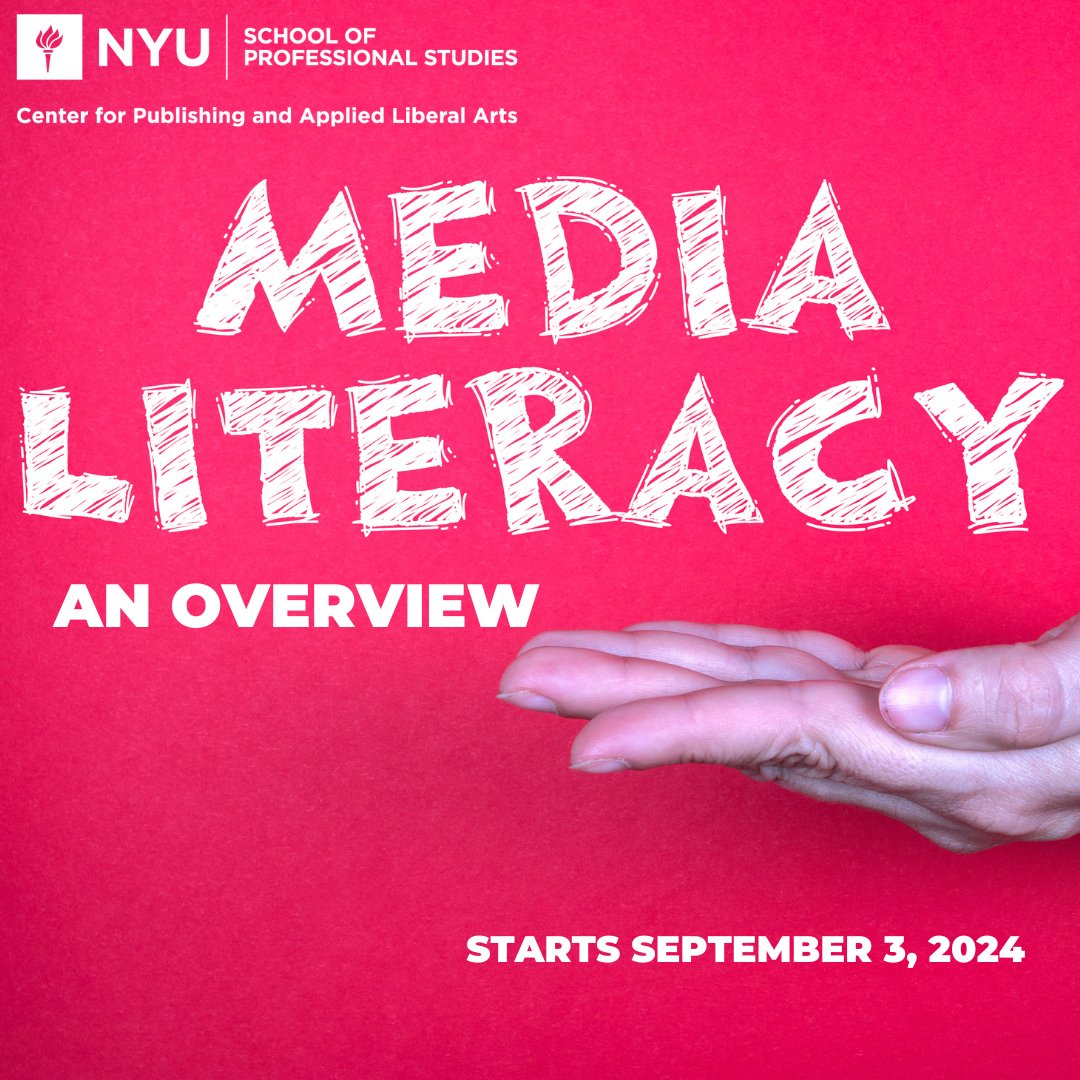 NYU SPS_pwmce (@nyusps_pwmce) on Twitter photo 📰 Unlock media savvy with a seasoned journalist, mastering bias detection, fact-checking, and diversity in writing/editing!
Enroll now: tinyurl.com/yc8f5ant
#NYU #NYUSPS #WeareSPS #JournalismSkills #MediaBias #SocialMediaImpact #NewsConsumption #FactChecking
<a href="/Jennymcphee/">Jenny McPhee</a> 📰 Unlock media savvy with a seasoned journalist, mastering bias detection, fact-checking, and diversity in writing/editing!
Enroll now: tinyurl.com/yc8f5ant
#NYU #NYUSPS #WeareSPS #JournalismSkills #MediaBias #SocialMediaImpact #NewsConsumption #FactChecking
<a href="/Jennymcphee/">Jenny McPhee</a>
