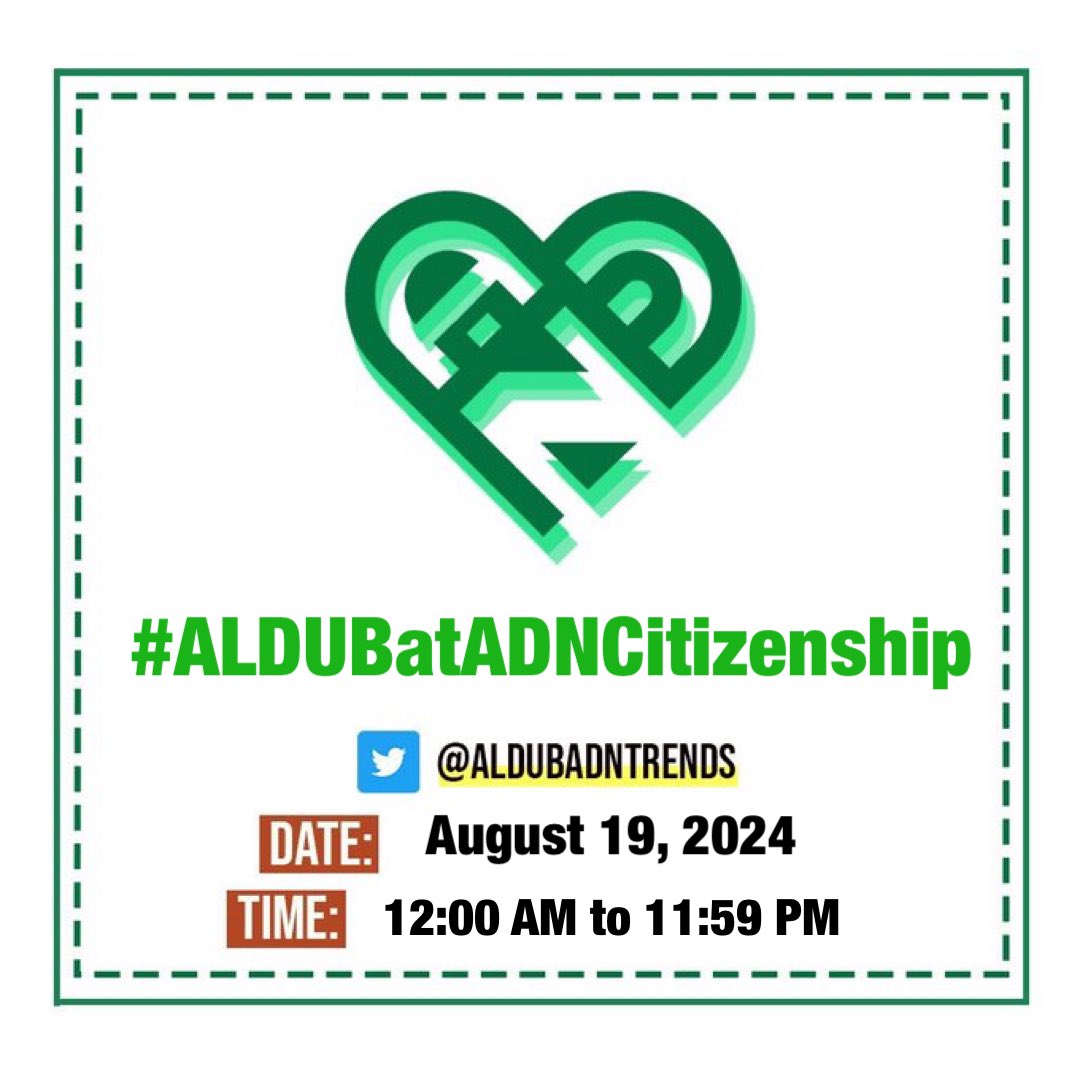 August 19th is Citizenship Day.
This highlights the importance of promoting good citizenship and honoring President Quezon's legacy on this special public holiday.

#ALDUBatADNCitizenship