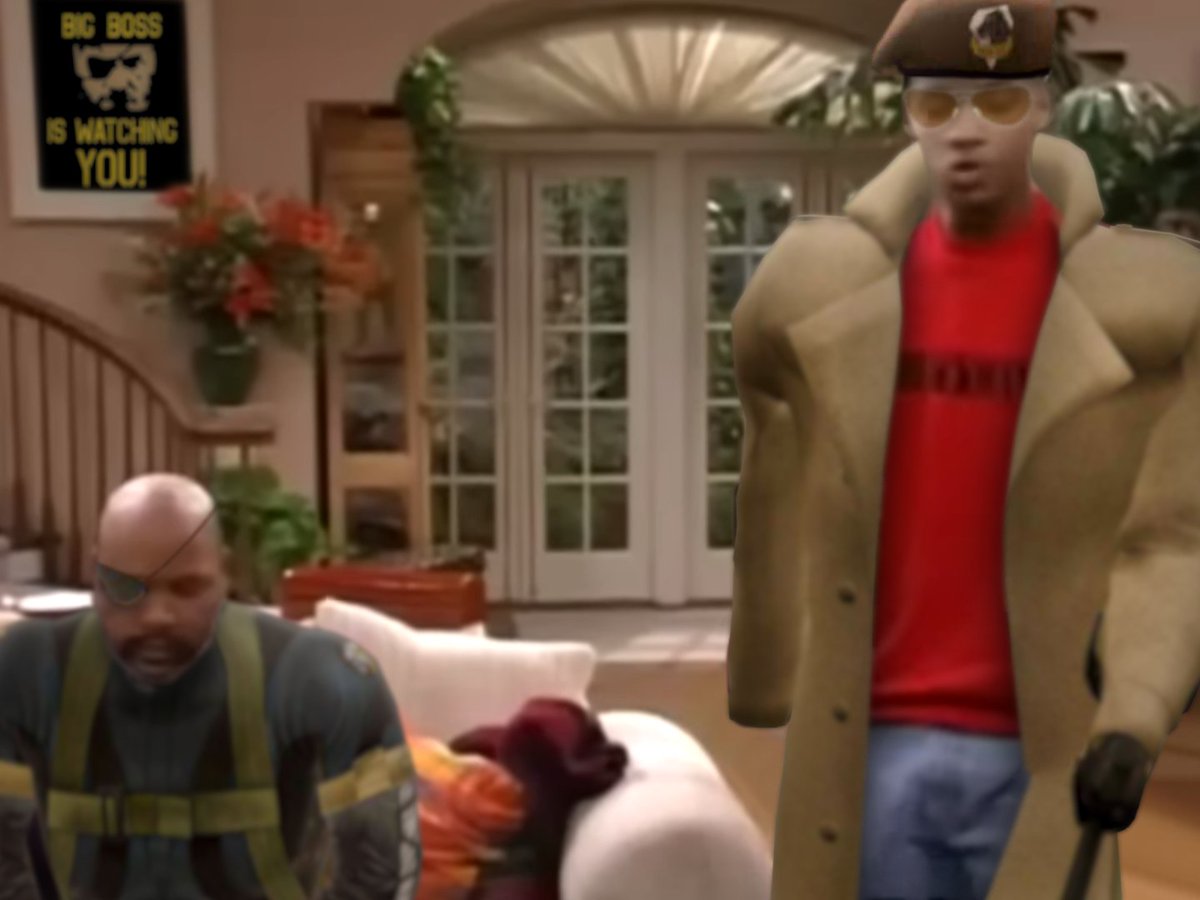 Big Boss, you gotta kick Skull Face's B U T T!
Oh, he's like beggin', he's like "aww, Big Boss, kick my Butt."