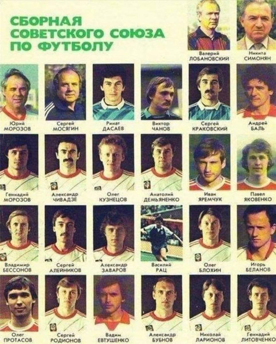 _more_Plombira's tweet photo. Сборная Динамо (СССР).
1986 г. https://t.co/9iOxrsVvms