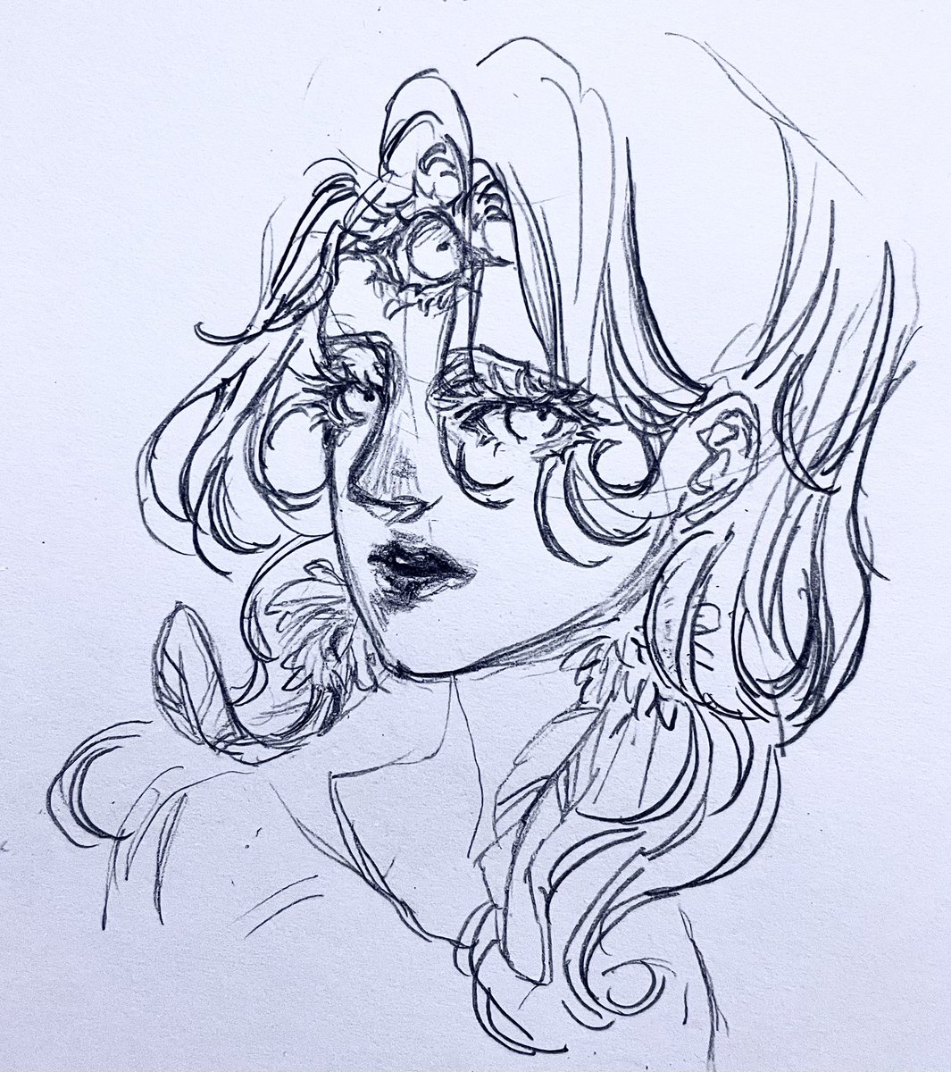 Drawing_human's tweet photo. Third eye. https://t.co/DitfXshTlO