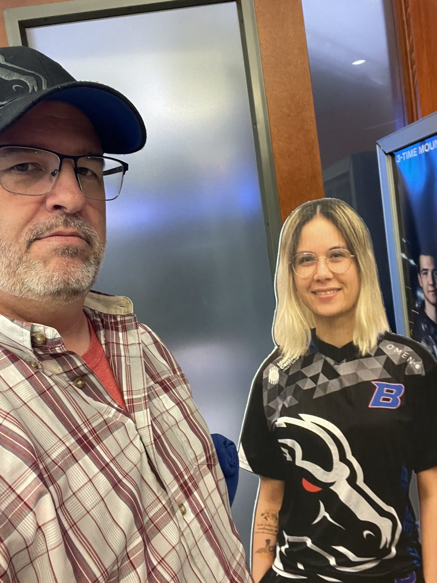 While at the <a href="/BoiseStEsports/">Boise State Esports</a> amazing facility recently, I had a great time catching up with my long time friend &amp; colleague and award-winning eSports coach, Doc <a href="/haskell/">Doc Haskell</a>, AND I met the poster of a LEGEND (&amp; proud <a href="/BoiseState/">Boise State University</a> #EdTech alum), <a href="/TheN3rdyBird/">Artemis Rainn</a>