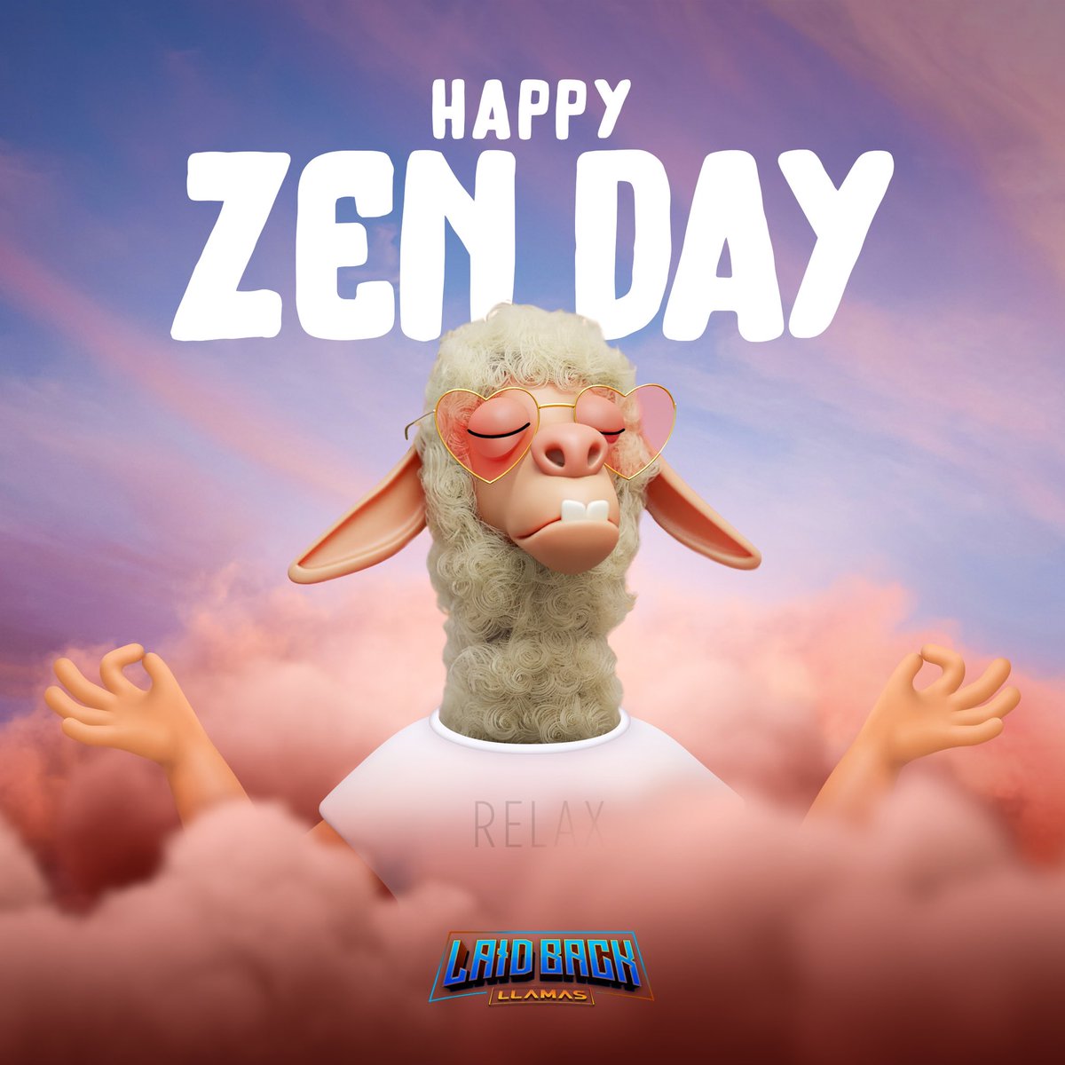 LaidBackLlamas's tweet photo. GM and Happy Zen Day to #TheHerd โ๏ธ๐ฆ
Todayโs agenda: Relax, reflect, and let go. Let's seek peace in the simple things โ๏ธ๐
#LaidBackLlamas #ZenDay #Llamaste https://t.co/vxA4hFWlsr