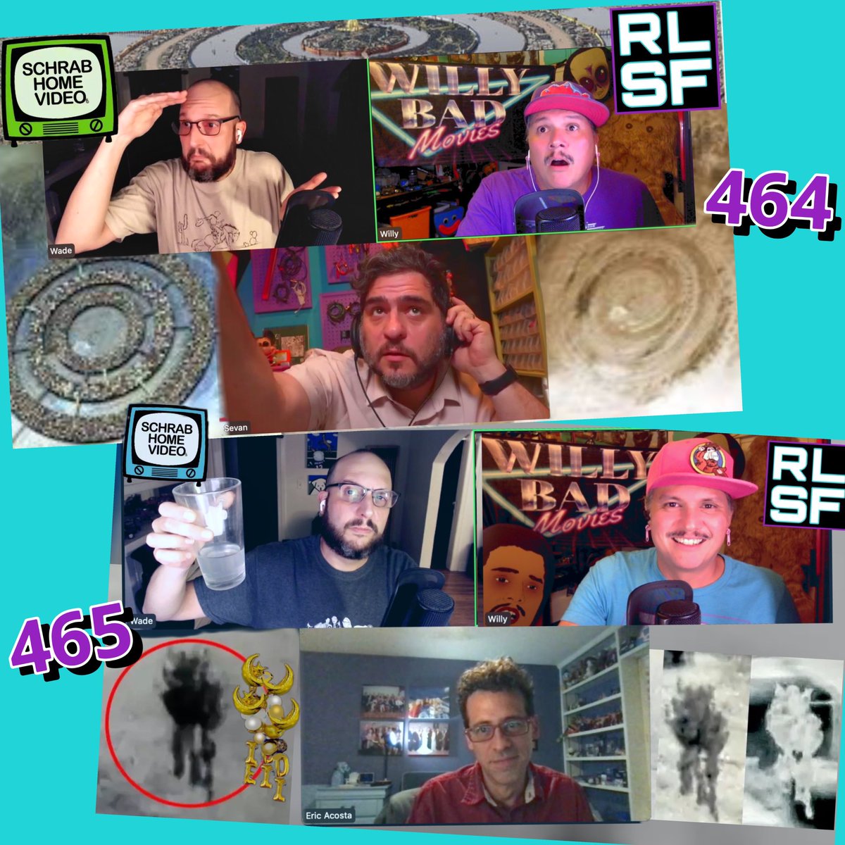 RealLifeSciFi1's tweet photo. Watch #SchrabHomeVideo today all day and catch #RealLifeSciFi 464 New #atlantis info with @SevanNajarian and also 465 the #JellyfishUAP with @realericacosta #Paranormal #Podcast #ufo #uap #richatstructure https://t.co/nRSfDnXpjj