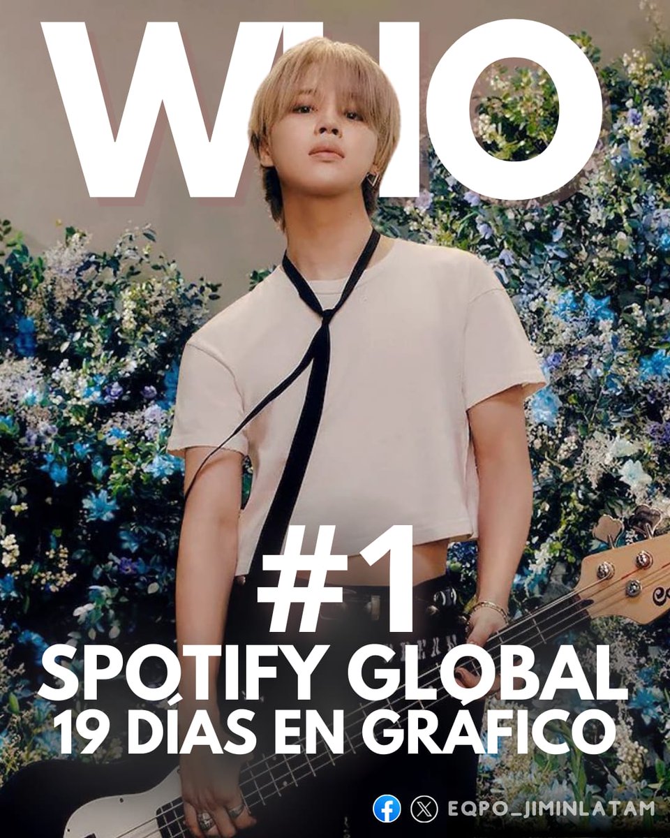 Jiminstream_rev's tweet photo. WHO REGRESA AL #1🏆🔥
Con un impresionante total de 8,390,421 reproducciones, WHO de JIMIN vuelve a dominar el SpotifyGlobal, sumando 19 días en la posición #1🏆✨
CONGRATULATIONS JIMIN 🎉
HISTORY MAKER JIMIN
RECORD MAKER JIMIN
#JIMIN #WHO #Jimin_Who #Spotify #GlobalTop #BTS #JIMINImpact #MusicLegend #RecordBreaker #ジミン #BTS #지민 #ParkJimin #BTSJimin