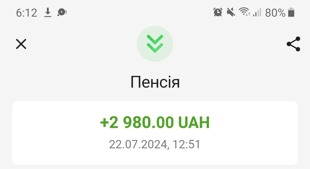 minmino4's tweet photo. @korvere_pani @thanatos_ka У мами зараз пенсія 2980 грн., а коли тільки вийшла на пенсію в 2019 була 1688 грн. https://t.co/gwTCDfMSrc