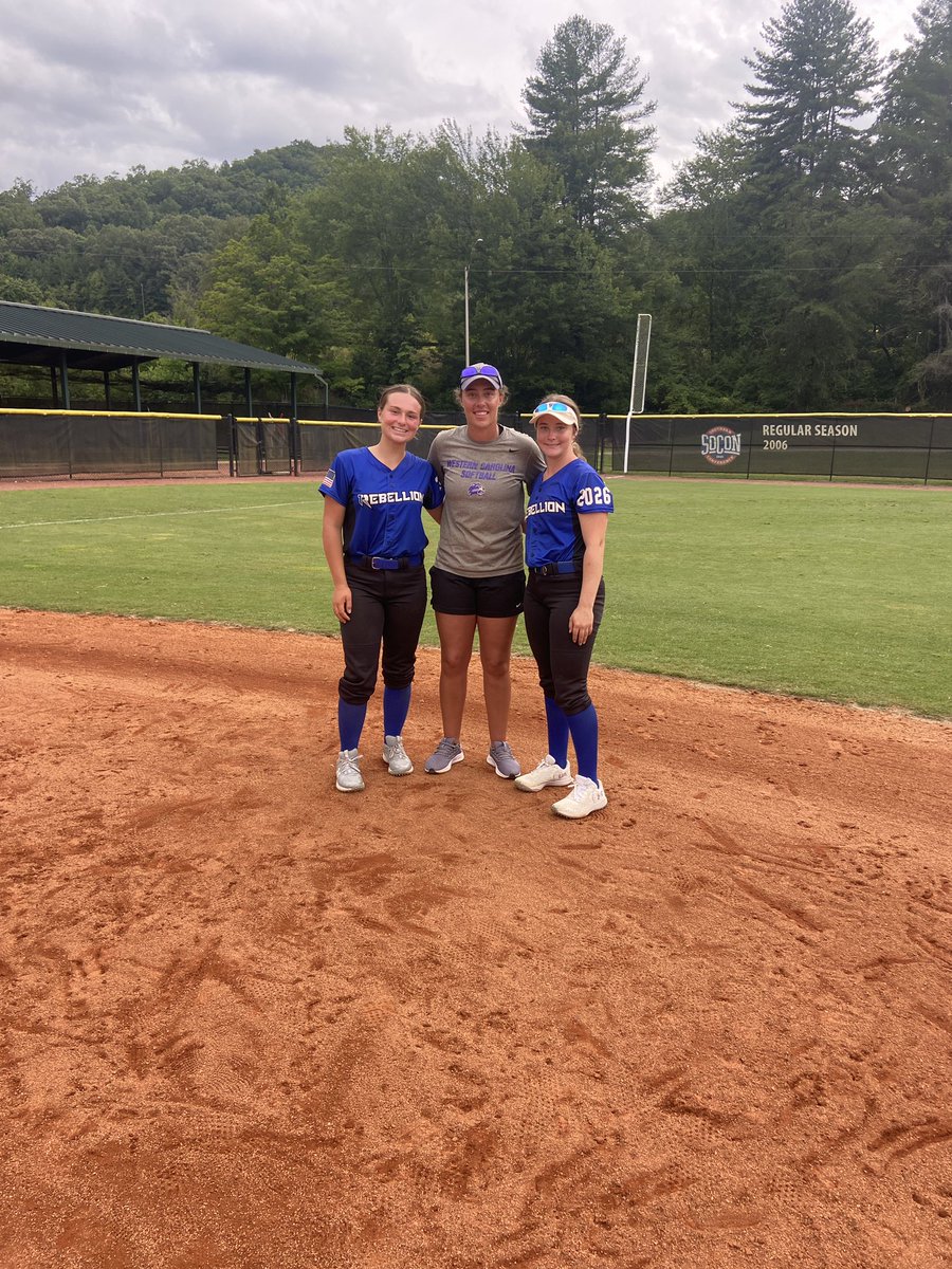 Really enjoyed <a href="/CatamountSB/">Western Carolina Softball</a> camp yesterday! Enjoyed all the instruction and feedback. Can’t wait to be back! <a href="/Clift_coach/">Jim Clift</a> <a href="/Mads_Arm2Strong/">Maddie Armstrong</a>