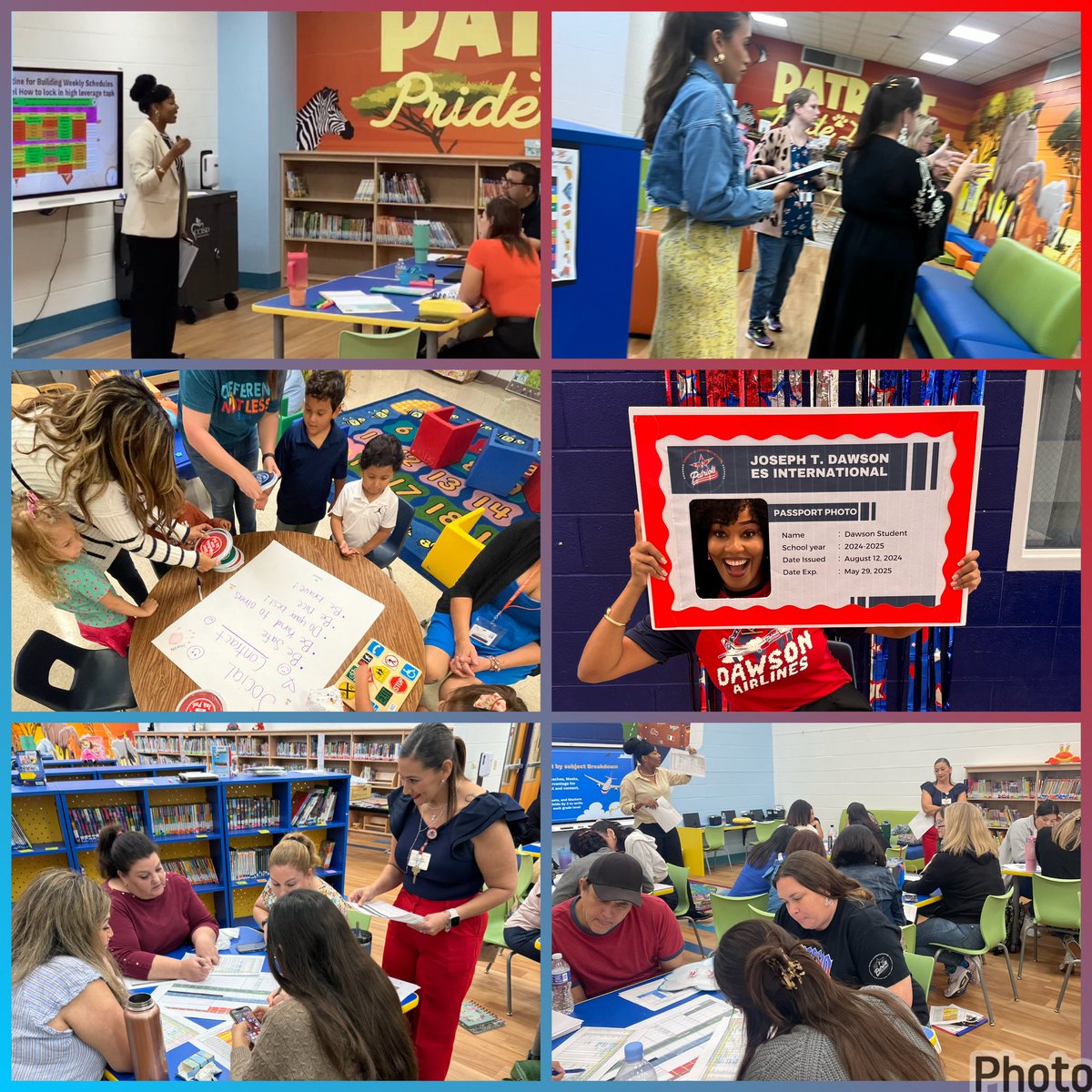 KimEllis23's tweet photo. 🎖️So proud of our dedicated staff for a #StrongStart to the school year! Their energy, hard work, &amp; preparation has set the tone for a fantastic year ahead! ✈️ #PracticeClinics #WeeklySchedules
#LibraryOrientation #VerticalPlanning #SocialContracts #ScienceLabs 🧪 https://t.co/IieuWsYWDm