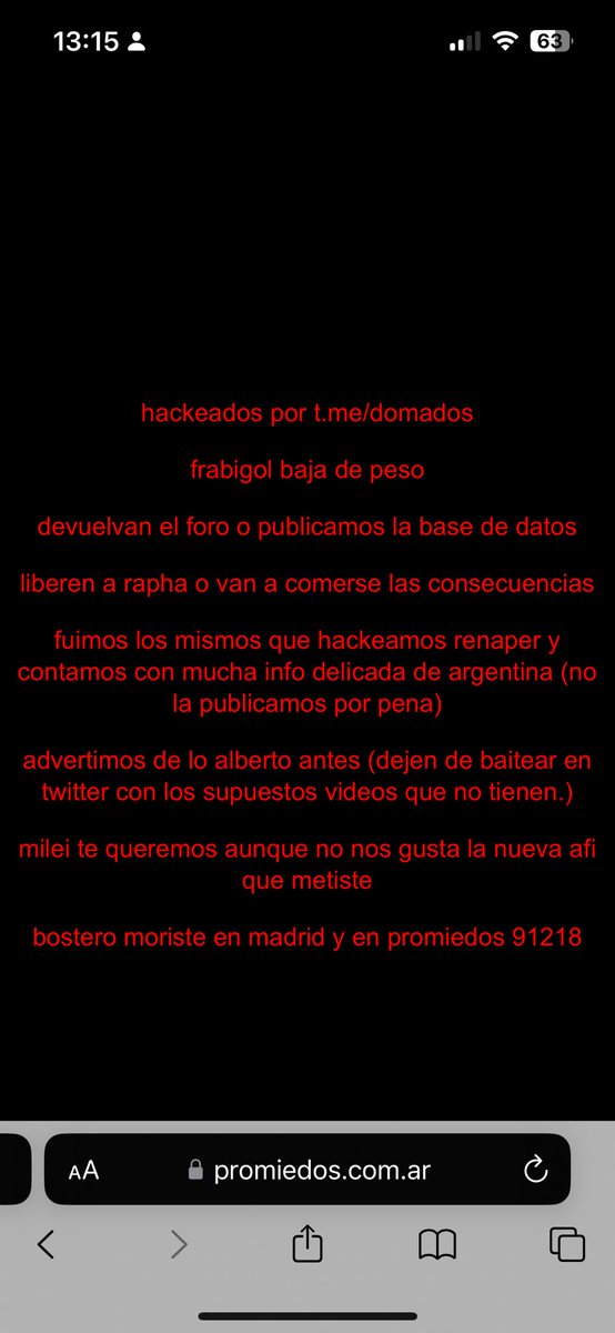 Devuelvan #Promiedos al pueblo!